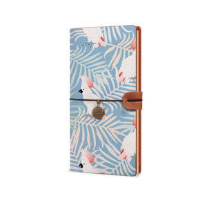 Traveler's Notebook - Bird-the side view of midori style traveler's notebook - swap