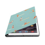 Auto wake and sleep function of the personalized iPad folio case with Summer design 