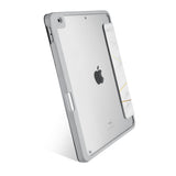 Vista Case iPad Premium Case with Marble 2020 Design has HD Clear back case allowing asset tagging for the tablet in workplace environment.