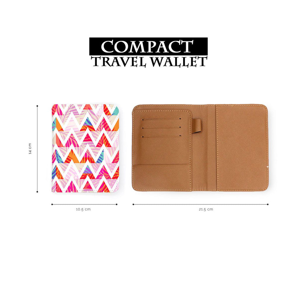 Travel Wallet - Abstract Pink