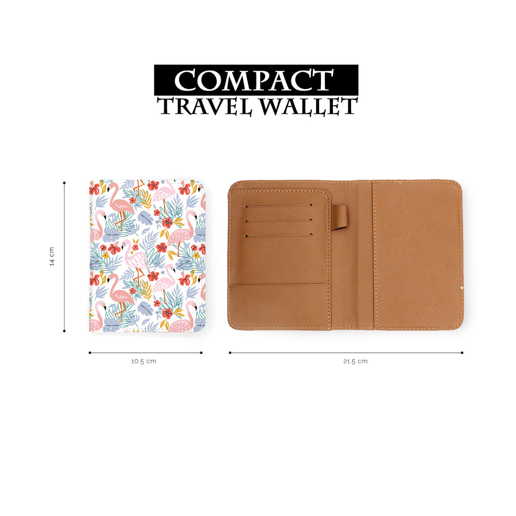 Travel Wallet - Flamingo With Pineapple