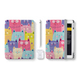 Vista Case iPad Premium Case with Cat Kitty Design perfect fit for easy and comfortable use. Durable & solid frame protecting the tablet from drop and bump.