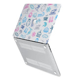 hardshell case with Winter design has rubberized feet that keeps your MacBook from sliding on smooth surfaces