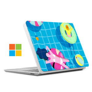 The #1 bestselling Personalized microsoft surface laptop Case with Beach design