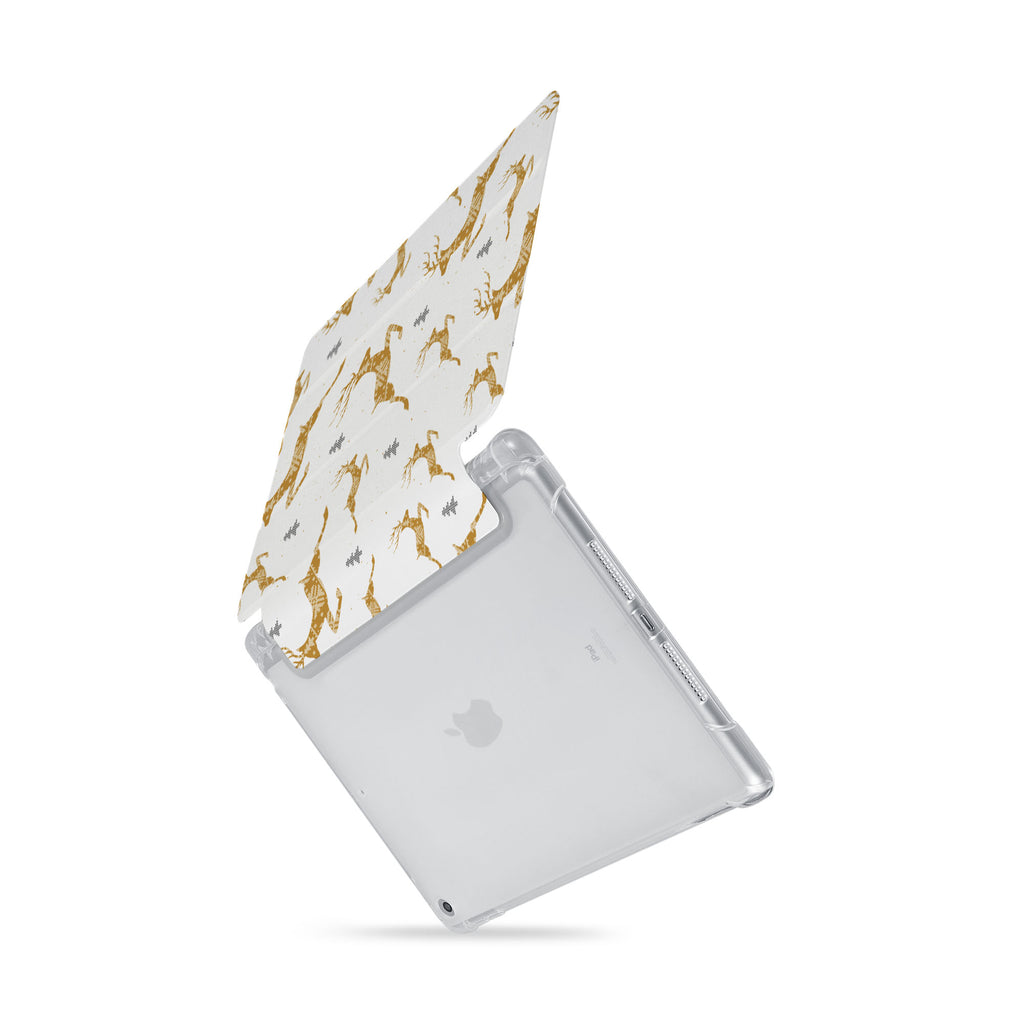 iPad SeeThru Casd with Christmas Design  Drop-tested by 3rd party labs to ensure 4-feet drop protection