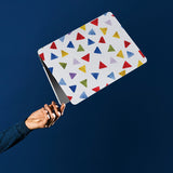 personalized microsoft laptop case features a lightweight two-piece design and Geometry Pattern print
