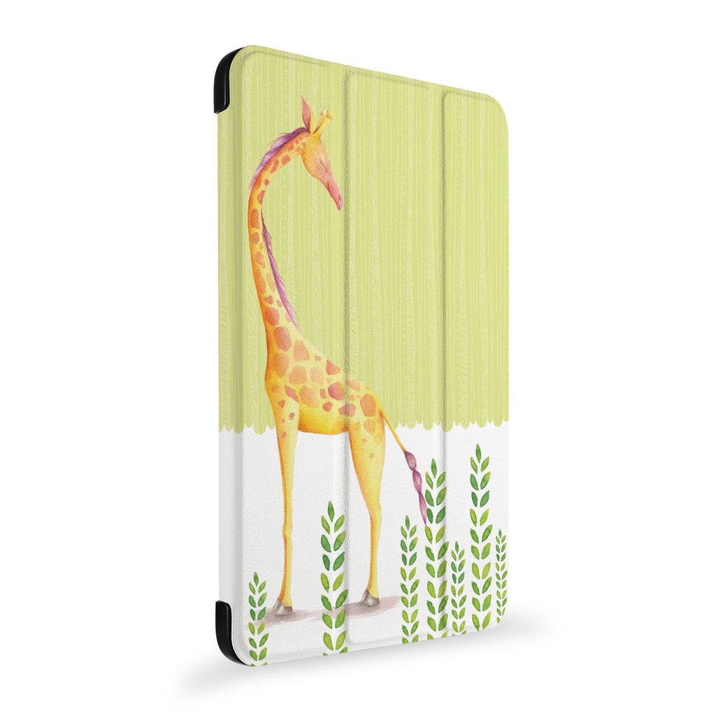 the side view of Personalized Samsung Galaxy Tab Case with Cute Animal 2 design