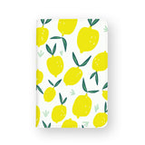 front view of personalized RFID blocking passport travel wallet with Summer Market design