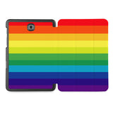 the whole printed area of Personalized Samsung Galaxy Tab Case with Rainbow design