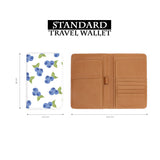 standard size of personalized RFID blocking passport travel wallet with Summer design