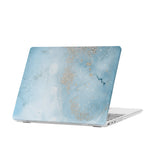 personalized microsoft laptop case features a lightweight two-piece design and Marble Gold print