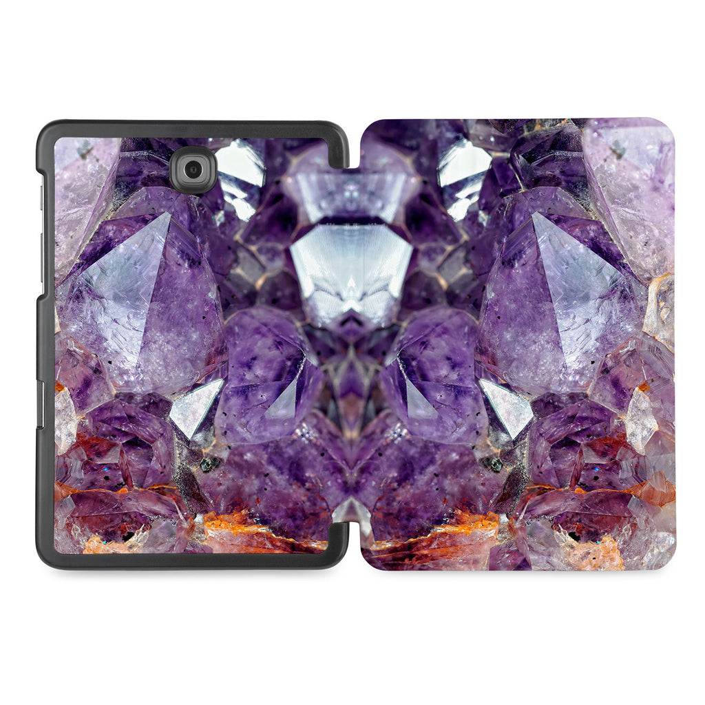 the whole printed area of Personalized Samsung Galaxy Tab Case with Crystal Diamond design