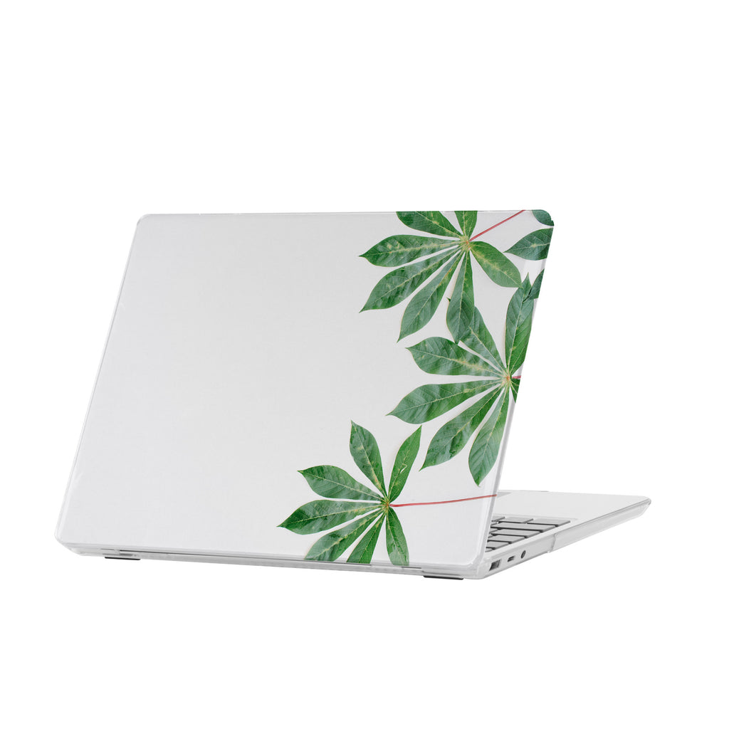 personalized microsoft laptop case features a lightweight two-piece design and Flat Flower print