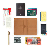 personalized RFID blocking passport travel wallet with Rusted Metal design with all accessories