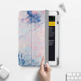 Vista Case iPad Premium Case with Oil Painting Abstract Design has built-in magnets are strategically placed to put your tablet to sleep when not in use and wake it up automatically when you need it for an extended battery life.