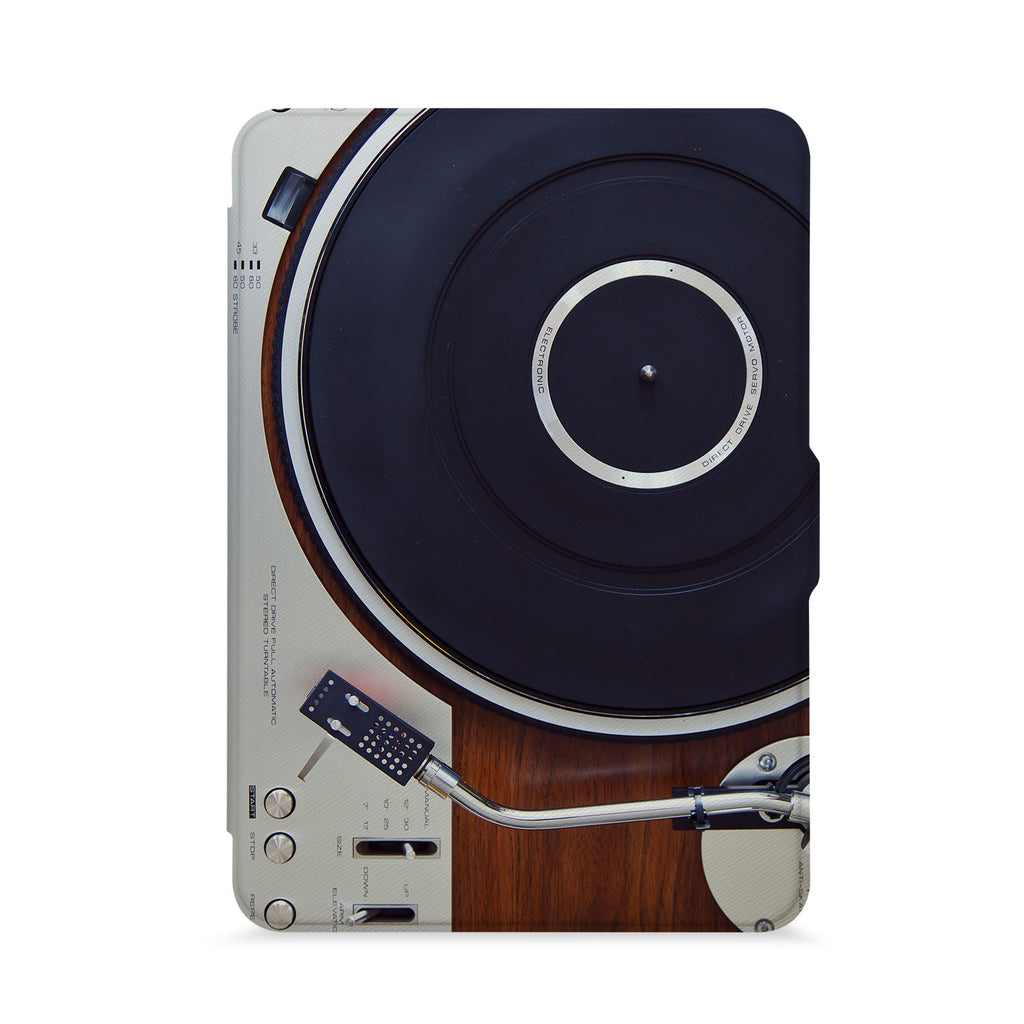 front view of personalized kindle paperwhite case with Retro Vintage design - swap