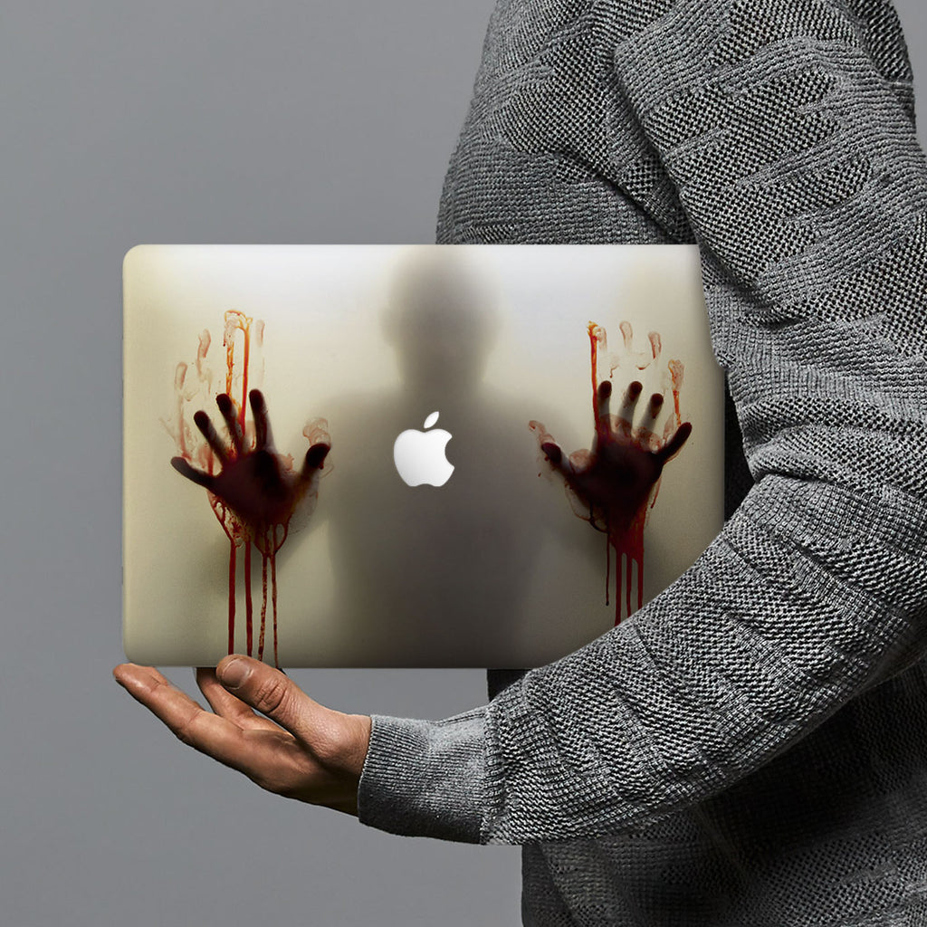 hardshell case with Horror design combines a sleek hardshell design with vibrant colors for stylish protection against scratches, dents, and bumps for your Macbook