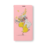 Front Side of Personalized Samsung Galaxy Wallet Case with DuckTang design