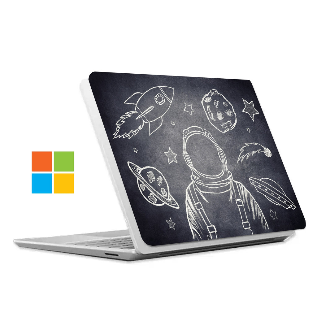 The #1 bestselling Personalized microsoft surface laptop Case with Astronaut Space design