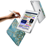 Vista Case iPad Premium Case with Oil Painting Design has trifold folio style designed for best tablet protection with the Magnetic flap to keep the folio closed.