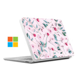 The #1 bestselling Personalized microsoft surface laptop Case with Flat Flower 2 design