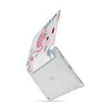 iPad SeeThru Casd with Flamingo Design  Drop-tested by 3rd party labs to ensure 4-feet drop protection