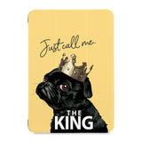the front view of Personalized Samsung Galaxy Tab Case with Dog Fun design