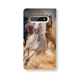 Back Side of Personalized Samsung Galaxy Wallet Case with Horse design - swap