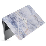 hardshell case with Marble design has matte finish resists scratches