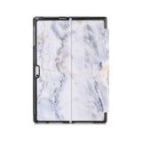 the back side of Personalized Microsoft Surface Pro and Go Case with Marble design