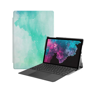the Hero Image of Personalized Microsoft Surface Pro and Go Case with Abstract Watercolor Splash design