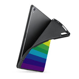 soft tpu back case with personalized iPad case with Rainbow design