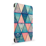 the side view of Personalized Samsung Galaxy Tab Case with Aztec Tribal design