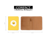 compact size of personalized RFID blocking passport travel wallet with Breakfast design