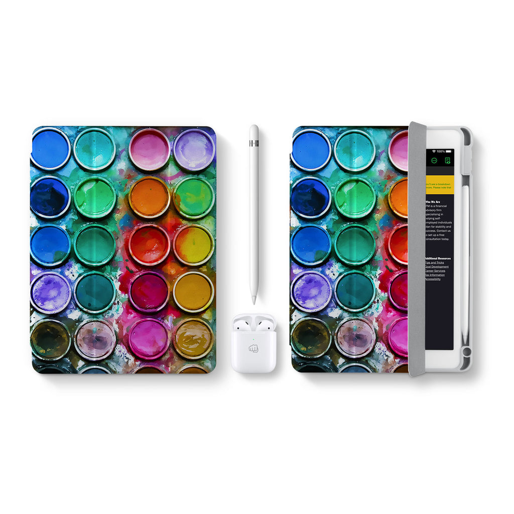 Vista Case iPad Premium Case with Science Design perfect fit for easy and comfortable use. Durable & solid frame protecting the tablet from drop and bump.