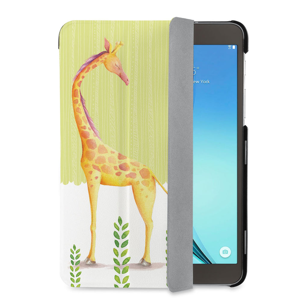 auto on off function of Personalized Samsung Galaxy Tab Case with Cute Animal 2 design - swap