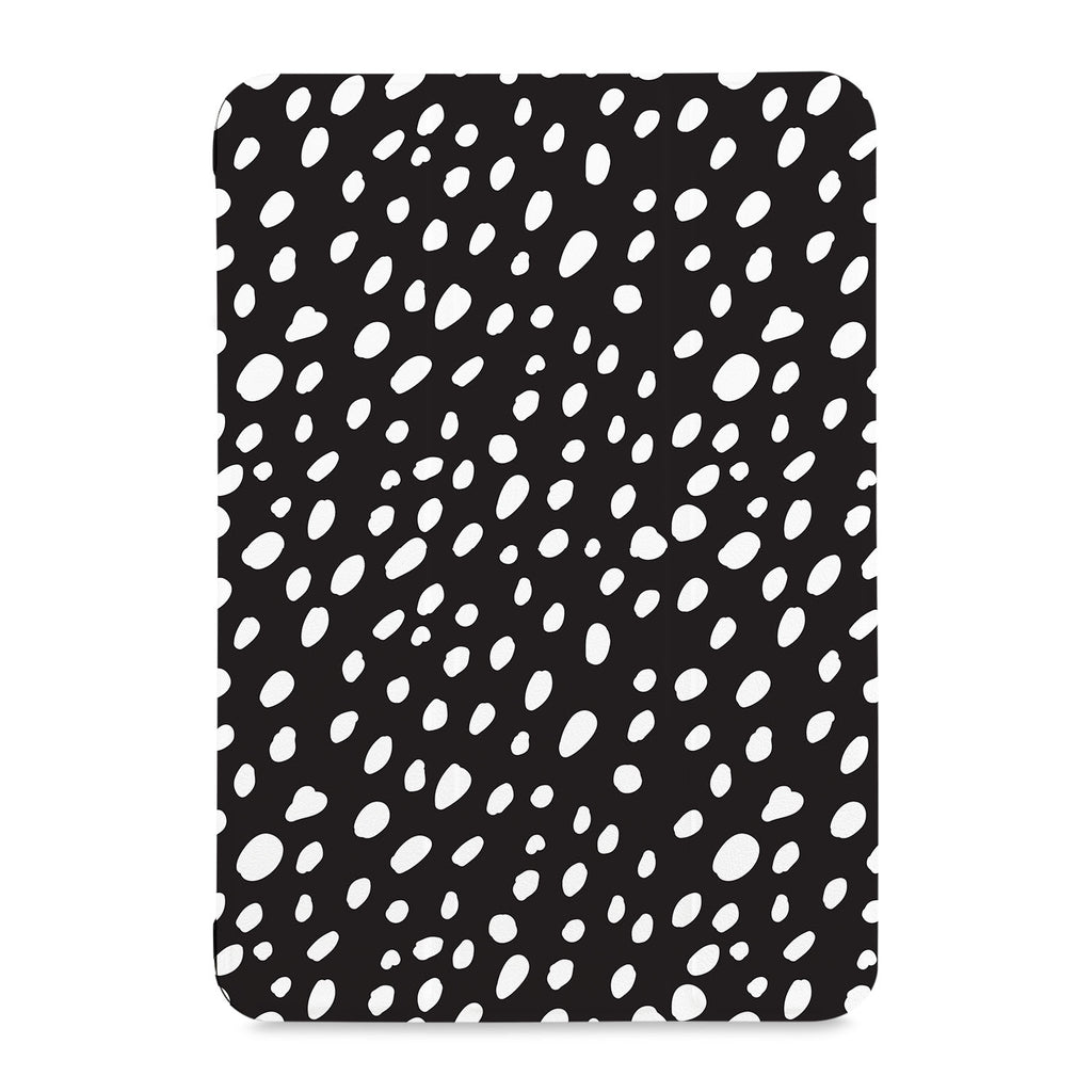 the front view of Personalized Samsung Galaxy Tab Case with Polka Dot design