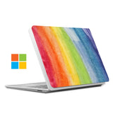 The #1 bestselling Personalized microsoft surface laptop Case with Rainbow design