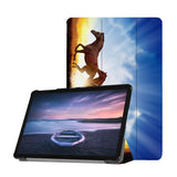 Personalized Samsung Galaxy Tab Case with Horse design provides screen protection during transit