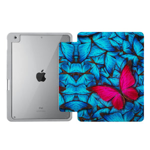 Vista Case iPad Premium Case with Butterfly Design uses Soft silicone on all sides to protect the body from strong impact.