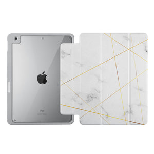 Vista Case iPad Premium Case with Marble 2020 Design uses Soft silicone on all sides to protect the body from strong impact.