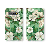 Personalized Samsung Galaxy Wallet Case with Flower desig marries a wallet with an Samsung case, combining two of your must-have items into one brilliant design Wallet Case. 