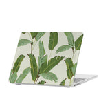 personalized microsoft laptop case features a lightweight two-piece design and Green Leaves print