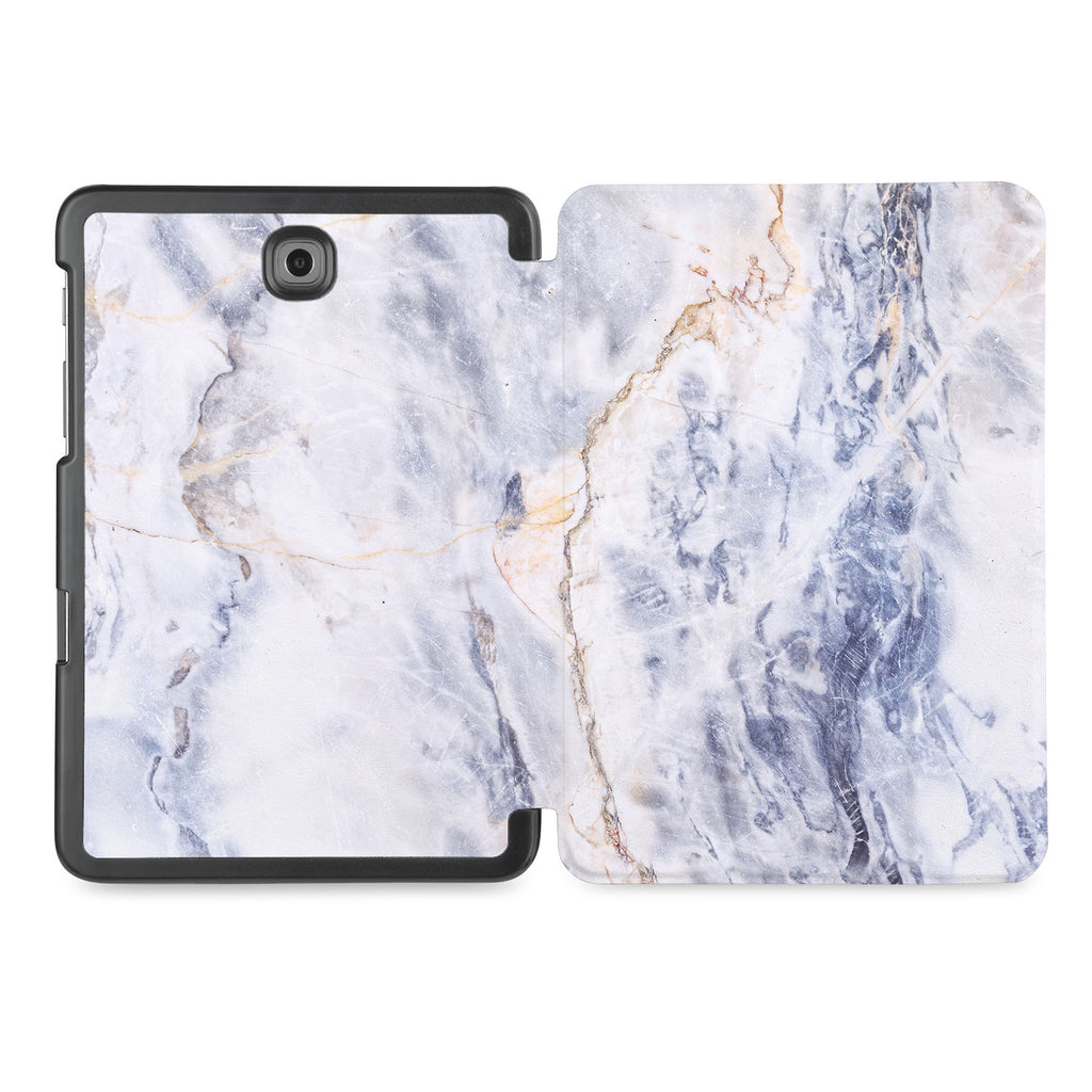 the whole printed area of Personalized Samsung Galaxy Tab Case with Marble design