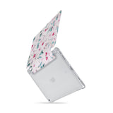 iPad SeeThru Casd with Flat Flower 2 Design  Drop-tested by 3rd party labs to ensure 4-feet drop protection
