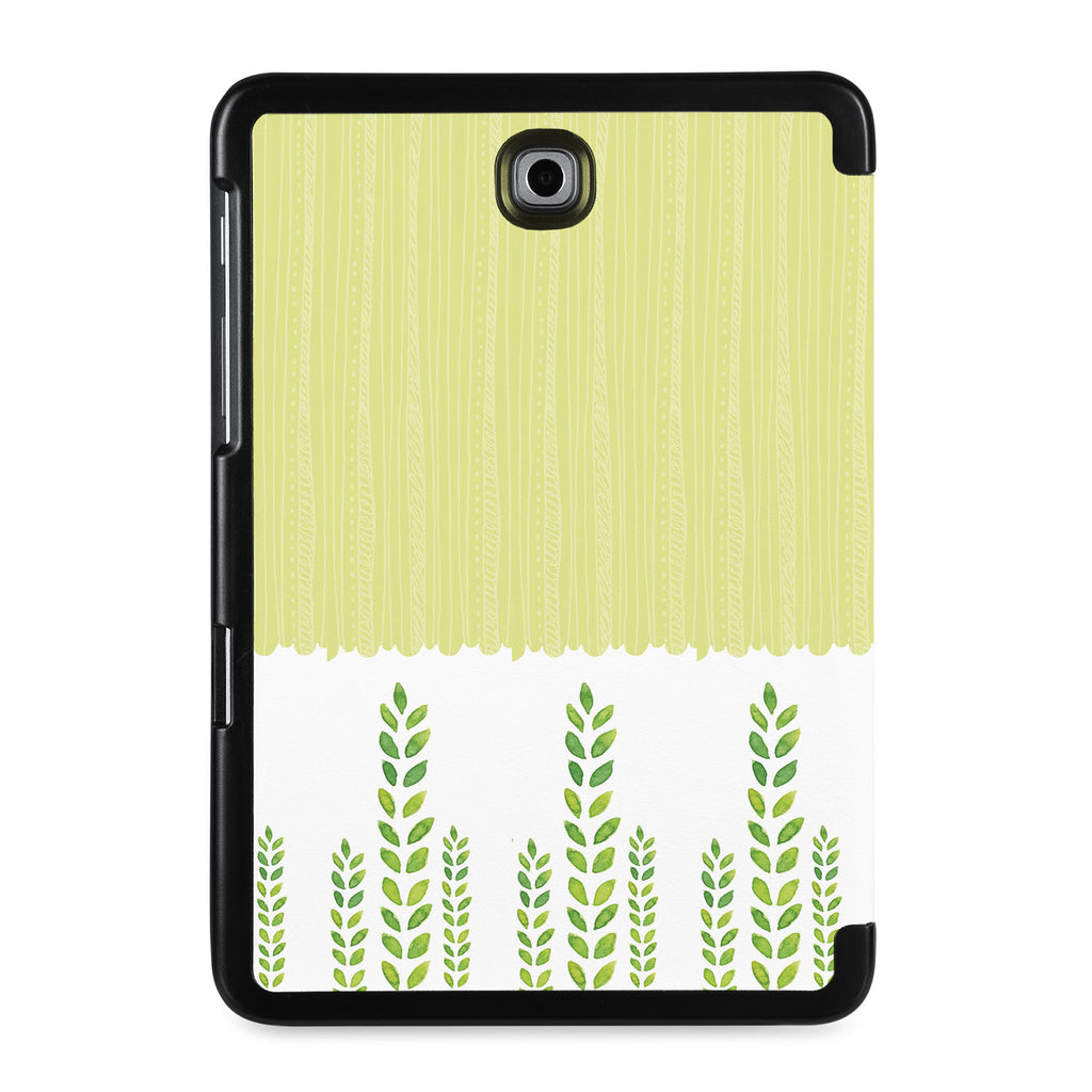 the back view of Personalized Samsung Galaxy Tab Case with Cute Animal 2 design