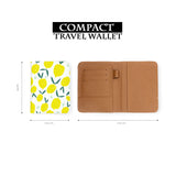 compact size of personalized RFID blocking passport travel wallet with Summer Market design