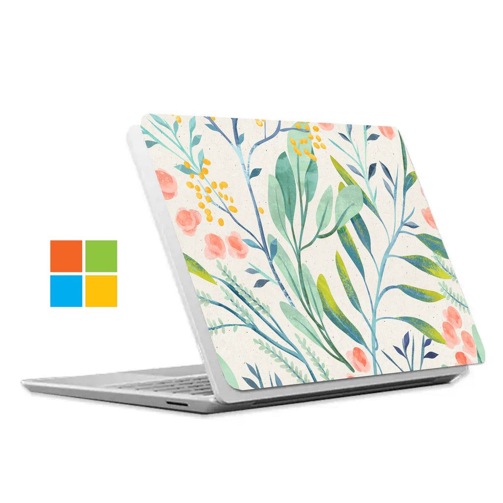 The #1 bestselling Personalized microsoft surface laptop Case with Pink Flower design