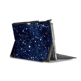 the back side of Personalized Microsoft Surface Pro and Go Case in Movie Stand View with Galaxy Universe design - swap