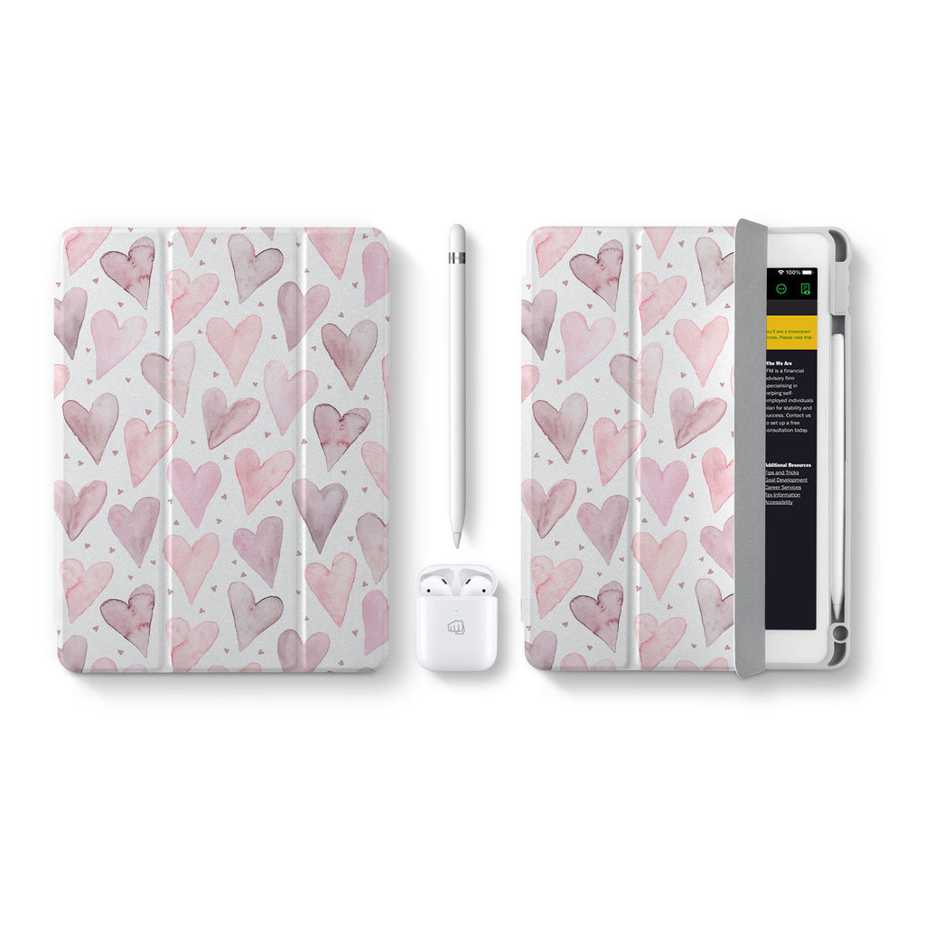 Vista Case iPad Premium Case with Love Design perfect fit for easy and comfortable use. Durable & solid frame protecting the tablet from drop and bump.